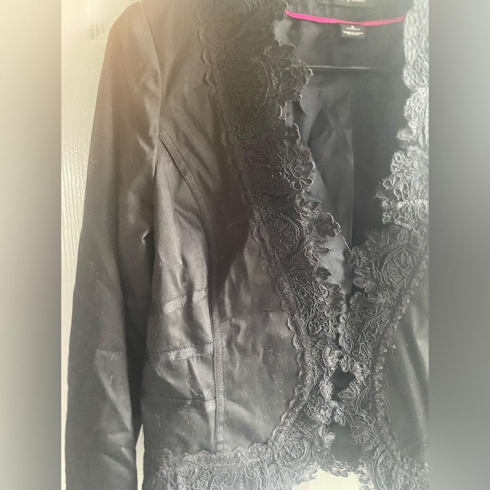 White House Black Market Military Style structured blazer - Picture 2 of 8